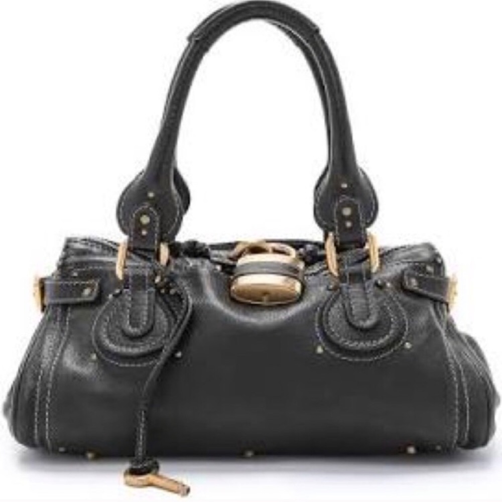Black Chloe Paddington Lock Bag